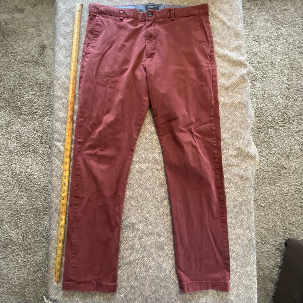 Banana Republic Red Fulton Skinny Chino Men’s 36 36x34